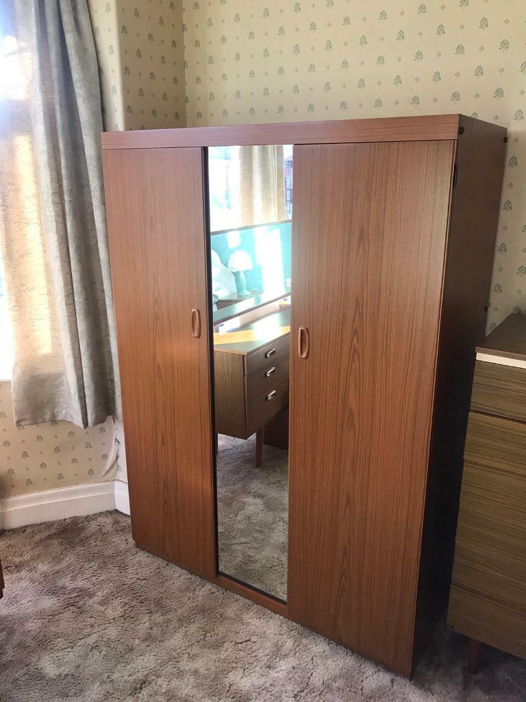 Vintage Schreiber Double Wardrobe In Hazel Grove Manchester