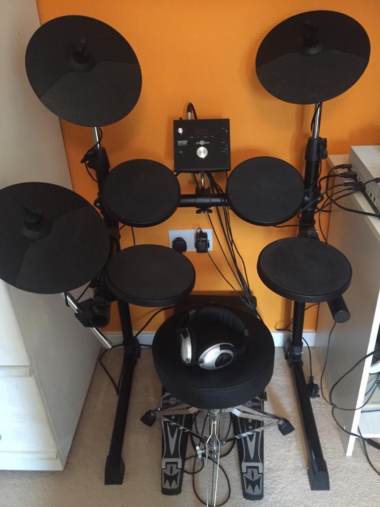 Complete Electronic GEAR FOR MUSIC drum kit set up in Newquay