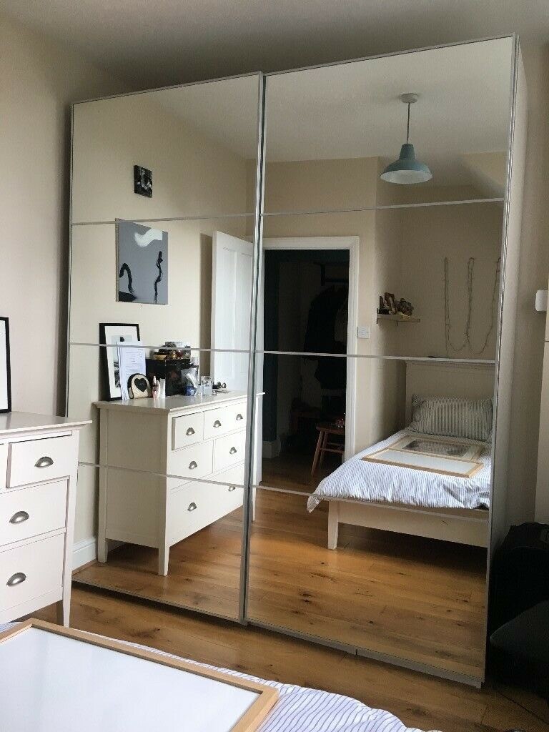 Ikea Pax sliding door mirrored wardrobe in Ayr, South Ayrshire Gumtree