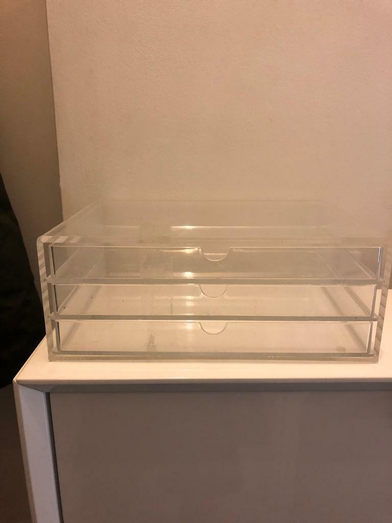 Muji 3 Drawer Wide Acrylic Storage In Gloucester Road Bristol