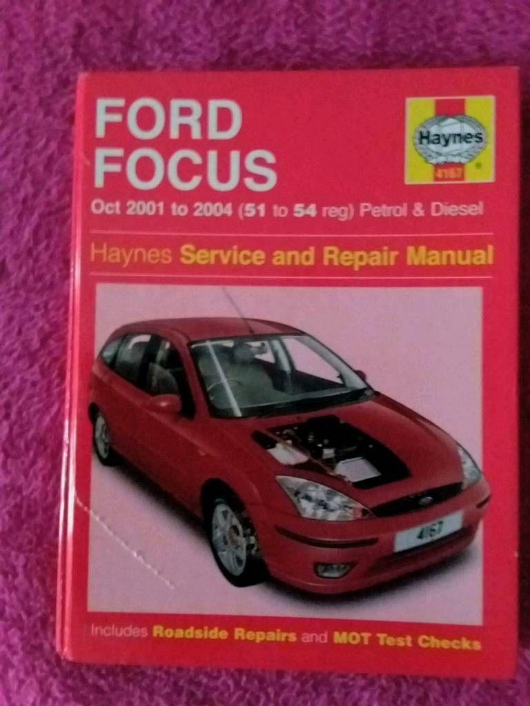 Haynes Service&Repair manual for Ford focus Oct 2001 to 2004 51-54reg  petrol&diesel