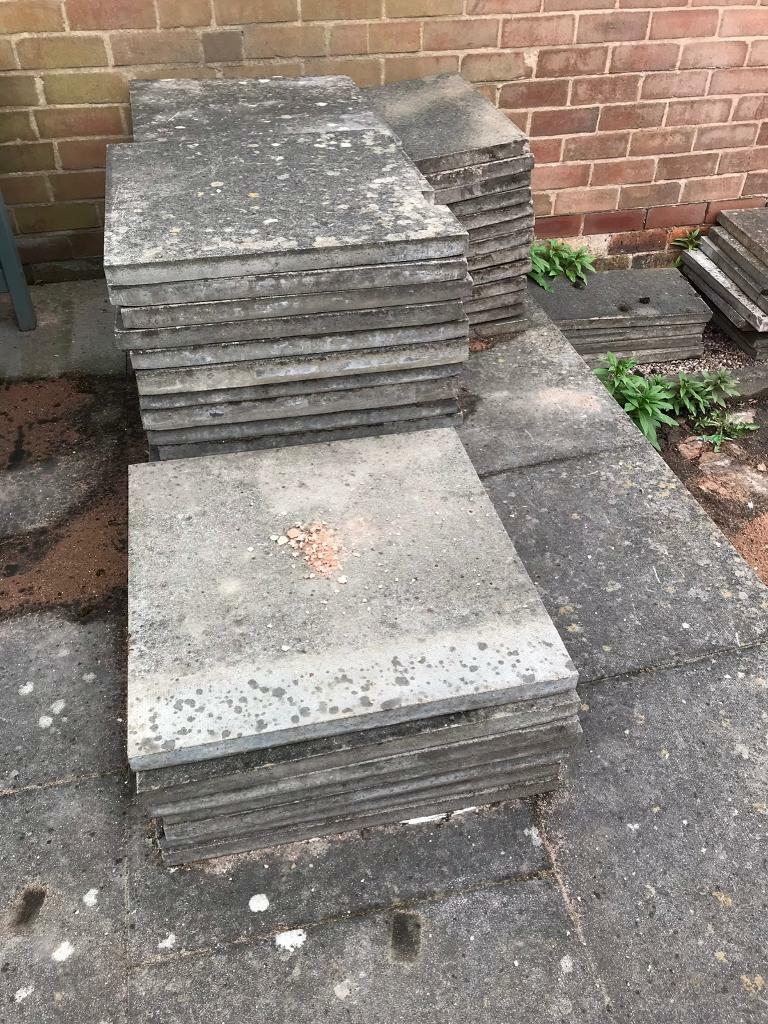 2ft by 2ft concrete paving slabs in NewcastleunderLyme