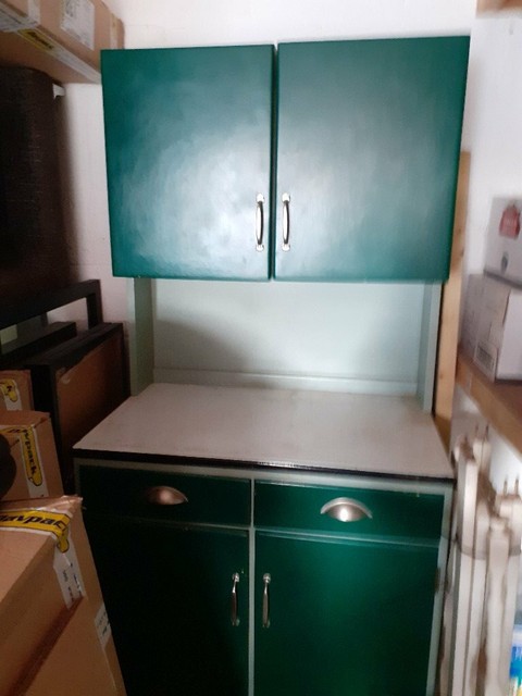 Original Kitchen Pastry Storage Cupboard Circa 1950s In