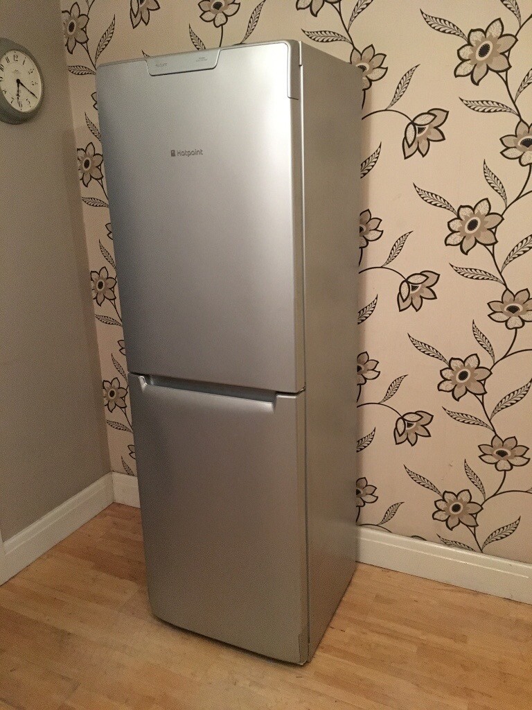 TALL SILVER HOTPOINT FUTURE FRIDGE FREEZER in Halifax, West Yorkshire