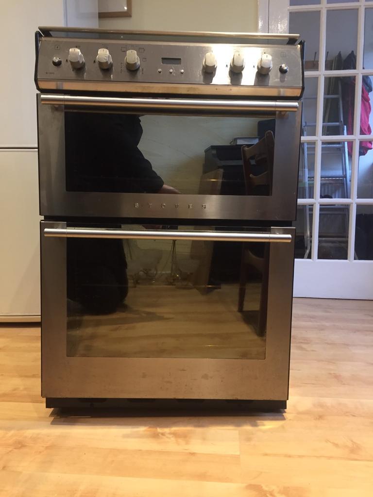 Stoves 61GDO freestanding gas double oven, hob and grill in Forest