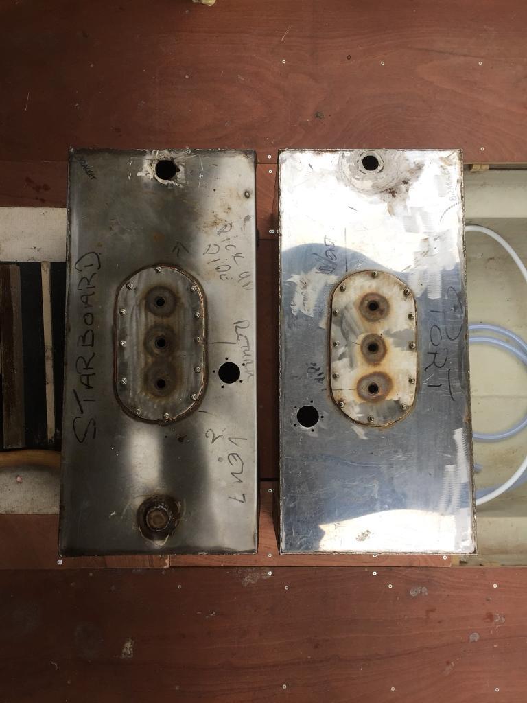 2 x Stainless Steel 85 litre diesel / fuel tanks £100 for both in
