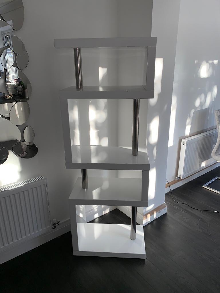 White Gloss Shelving Unit Dwell in Sutton Coldfield, West Midlands