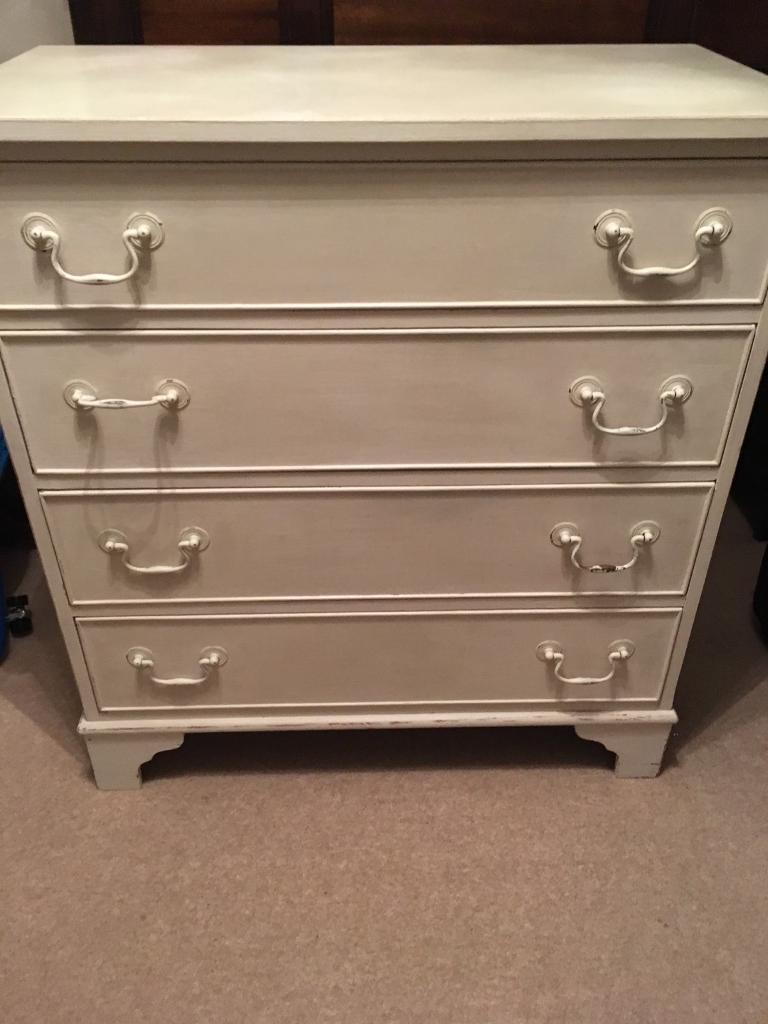 Shabby Chic Cream Chest Of Drawers In Bognor Regis West Sussex