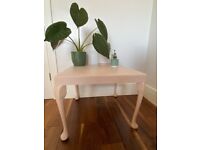Hand painted wooden coffee/ side/ plant table.