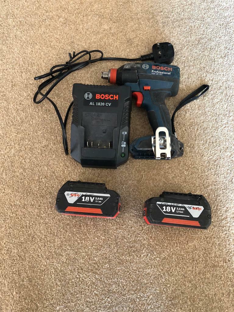 Bosch 18v impact wrench/driver in Falkirk Gumtree