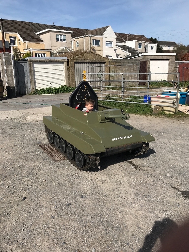 Funtrak mini paintball tank , kids toy,quad in Llanelli