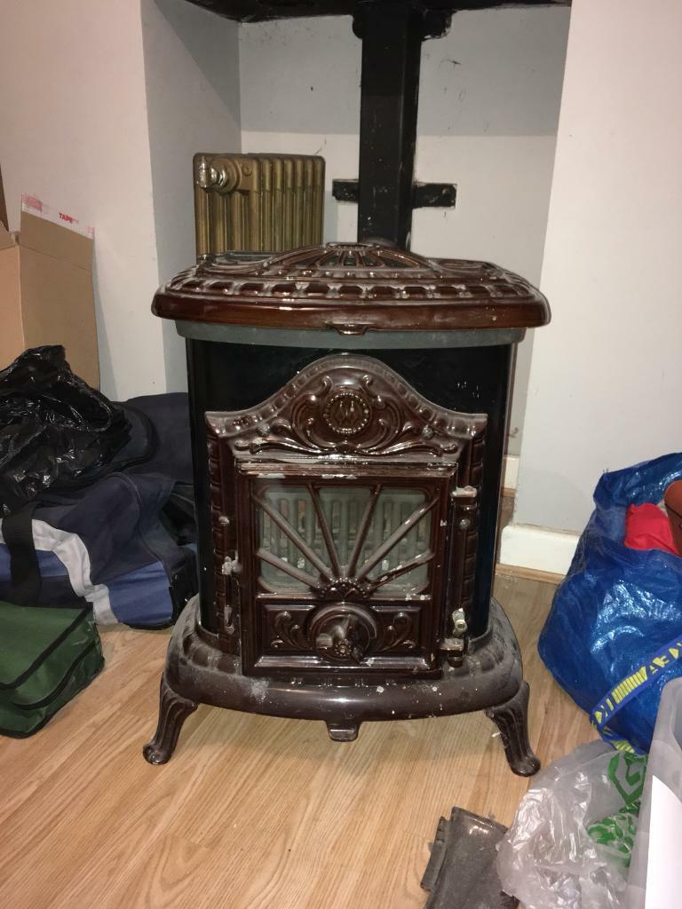Vintage Franco-Belge wood burning stove. | in Atherstone, Warwickshire