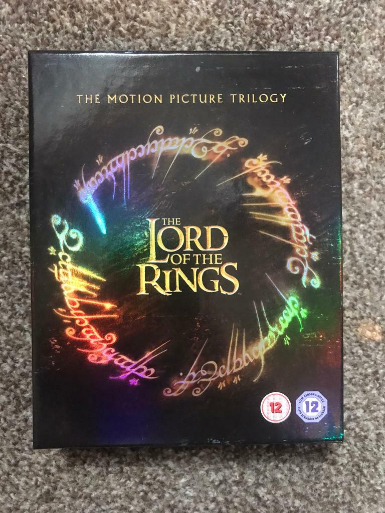 lord of the rings trilogy 4k blu ray