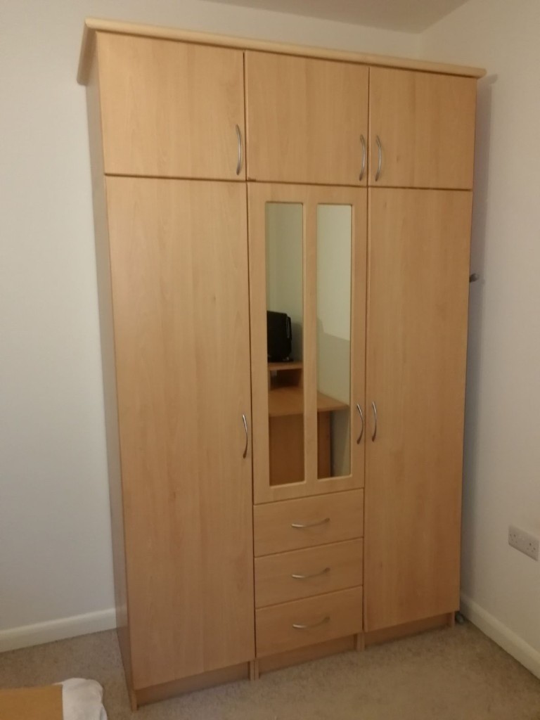 Bedroom Furniture Wardrobe and 2 Sets of Drawers in Newtownabbey