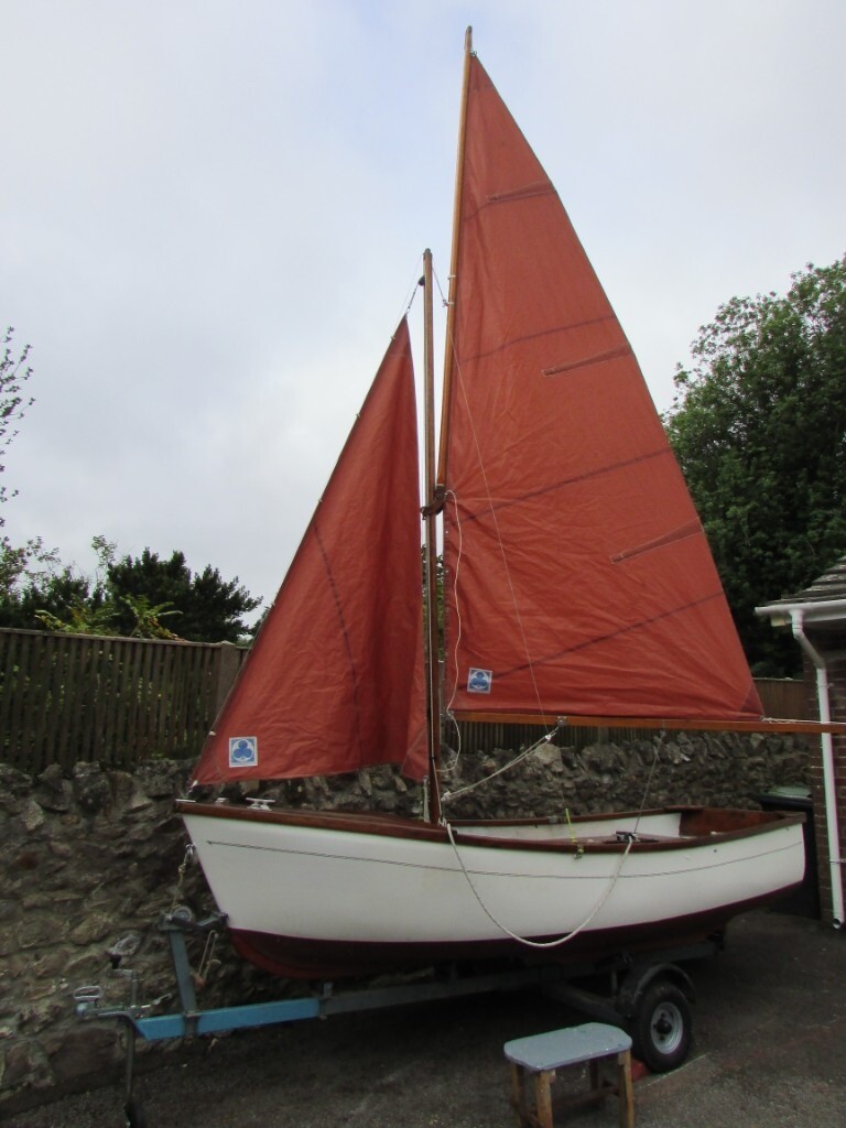 SAILING DINGHY E.S.B 13ft WITH 3.5HP MOTOR in Chard, Somerset Gumtree