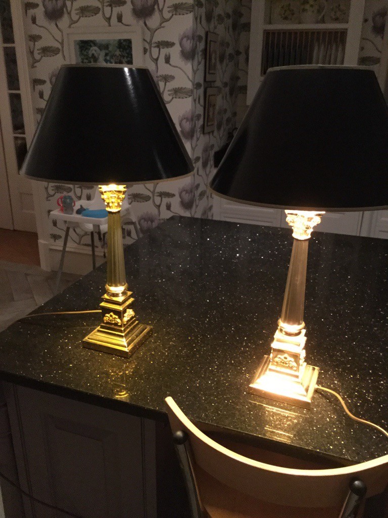 Ornate table lamps in Edinburgh Gumtree