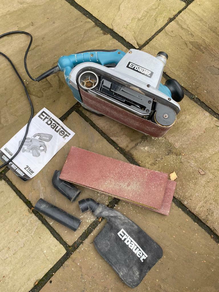 Erbauer belt sander and accessories in Norwich, Norfolk Gumtree