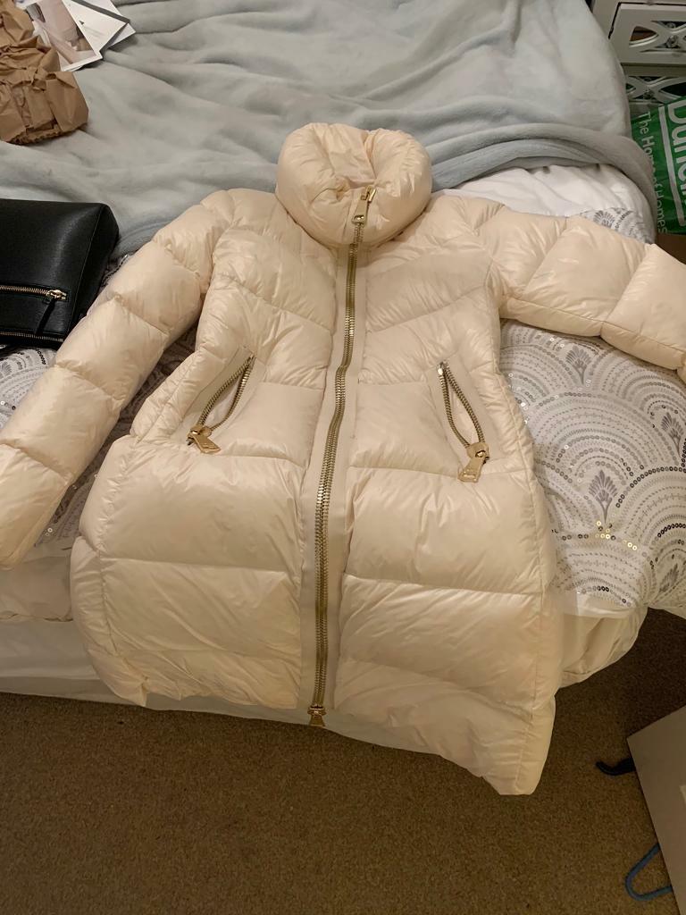 Moncler women’s cream coat in Willington, County Durham Gumtree