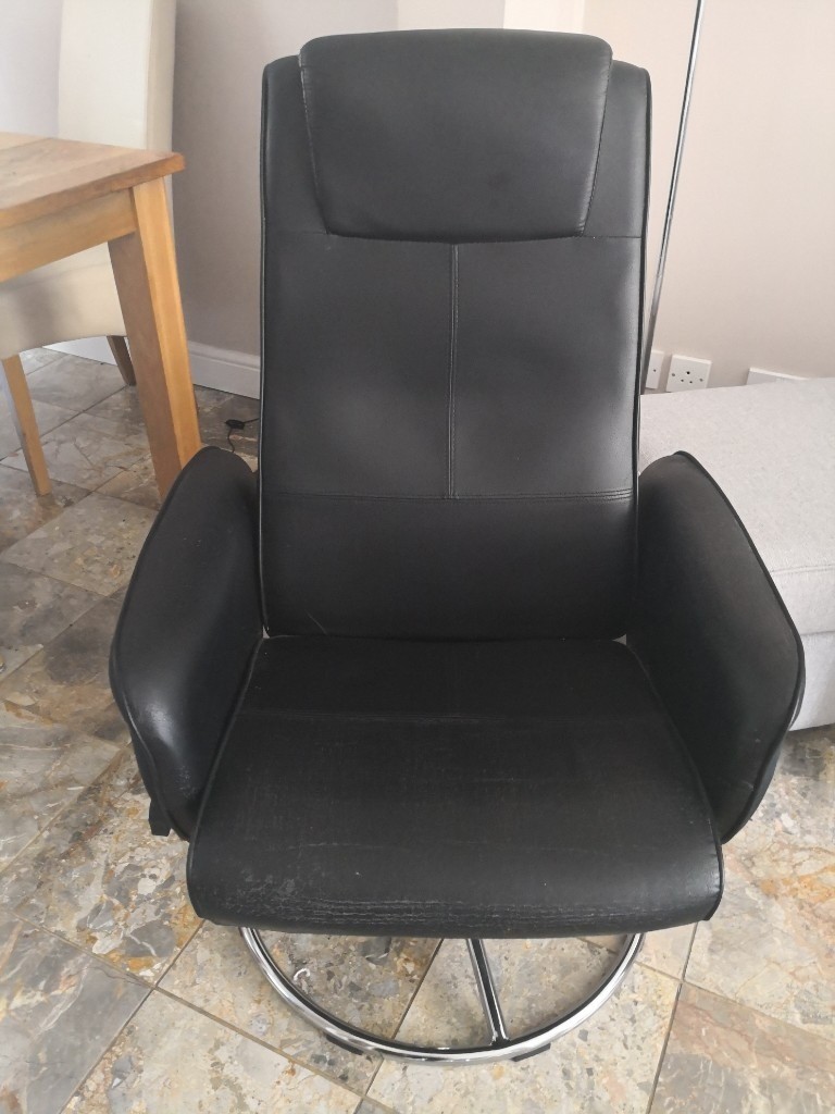 Free 2 Ikea leather look swivel chairs in Cumbernauld, Glasgow Gumtree