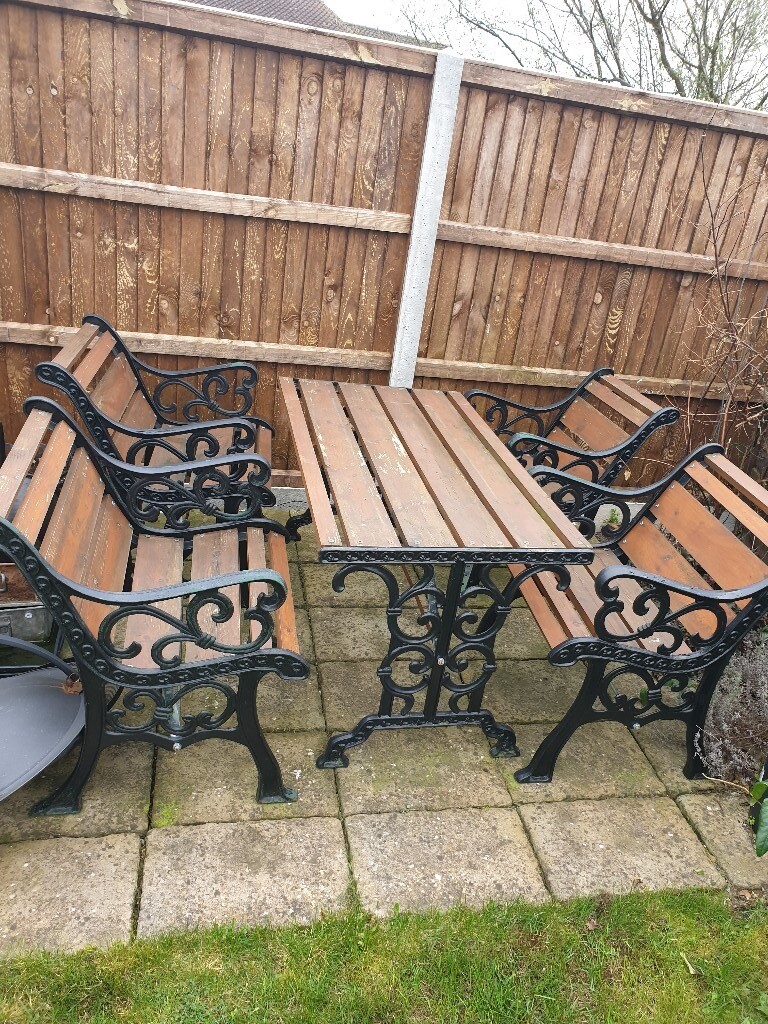 Garden furniture table and chairs | in Poringland, Norfolk | Gumtree