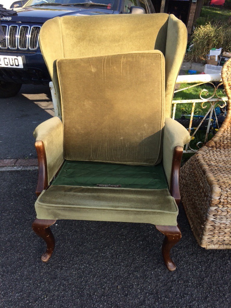 Pair of Sage green Parker knoll chairs in Swansea Gumtree
