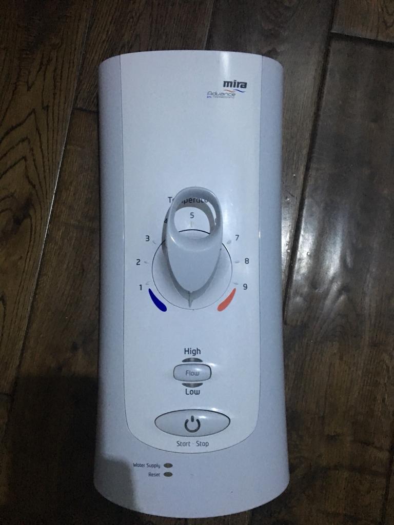 mira advance 9.8 kw electric shower