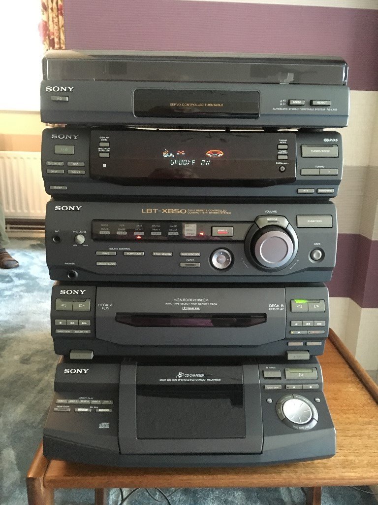 Sony Fully Remote Controlled Compact HiFi Stereo System Model No