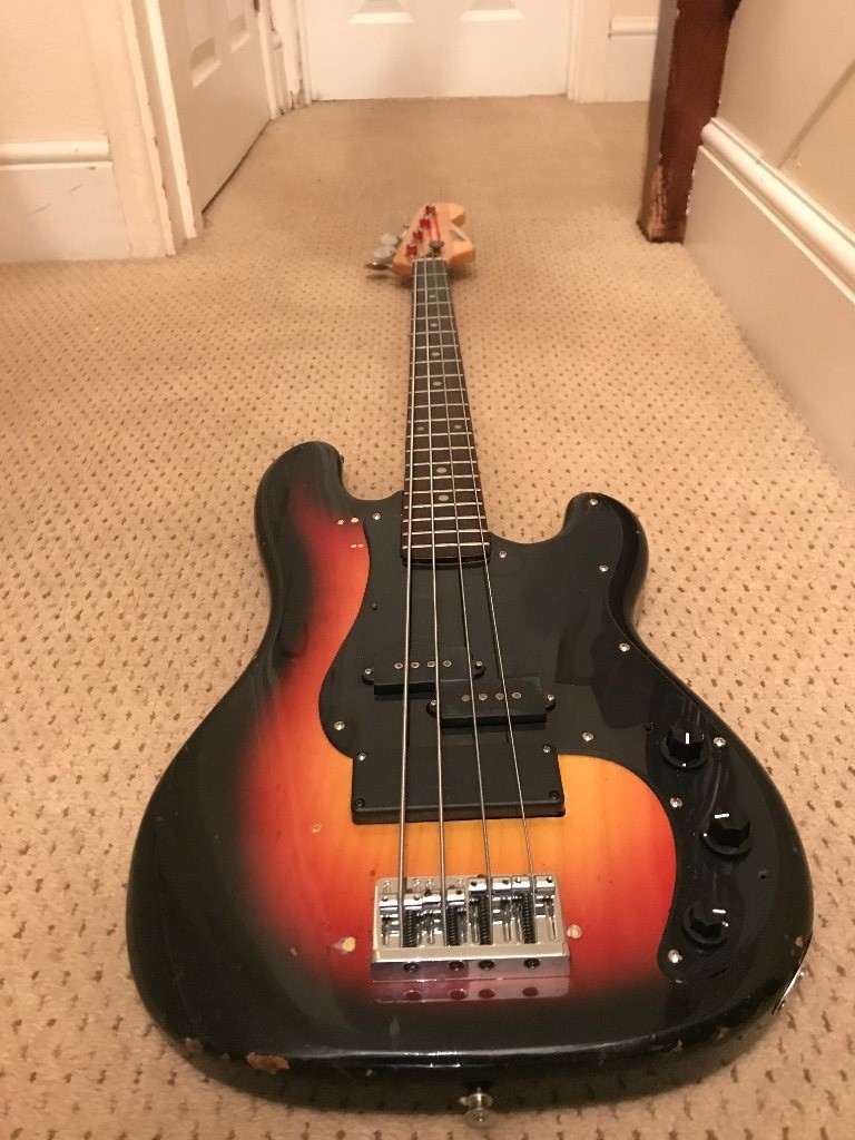 Vintage Japanese Antoria Bass Guitar. Right Handed. in Newquay