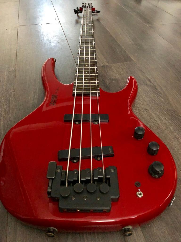 "Rare" Hohner Professional B Bass Guitar Bass. Excellent Condition