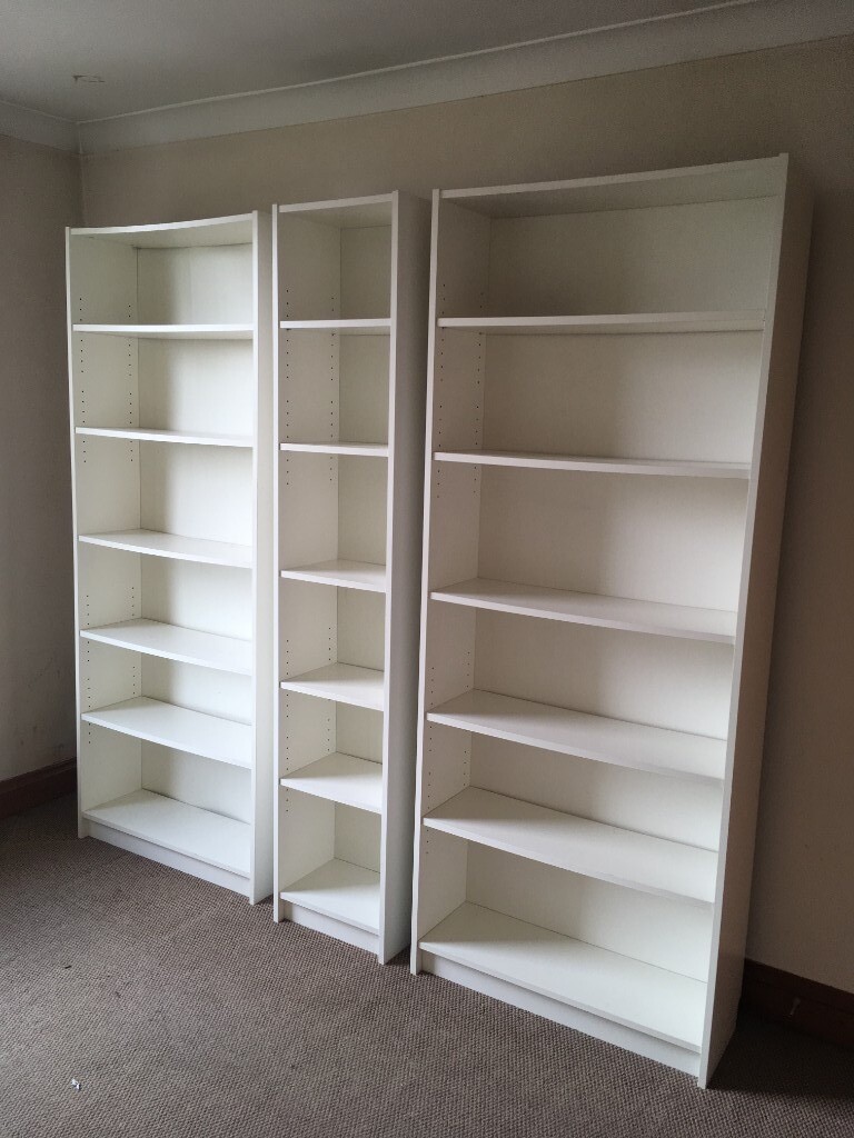 Ikea BILLY bookcases white and birch, various sizes in Southsea
