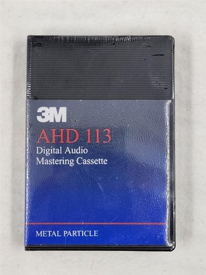 New 3M AHD 113 Digital Audio Mastering Cassette Metal Particle