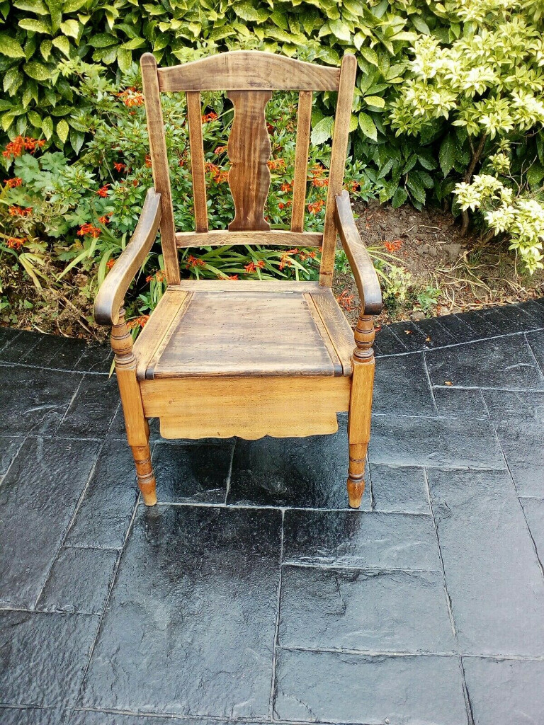 Vintage Wooden Commode Chair in Stockport, Manchester Gumtree