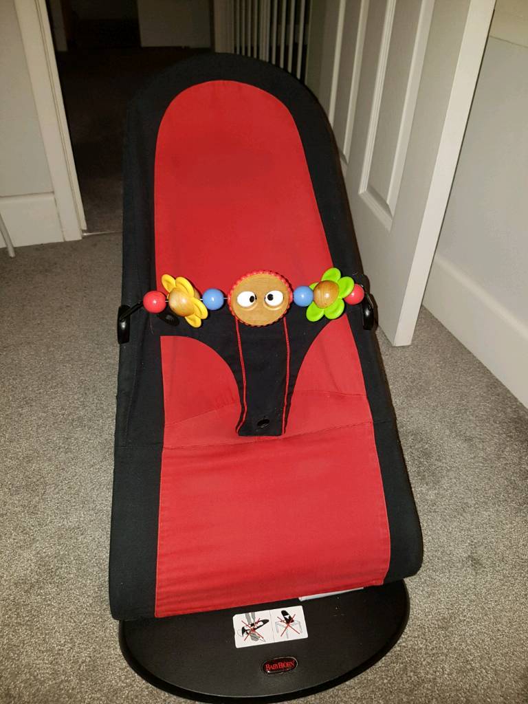 Baby bjorn bouncer with wooden toy in East Calder, West Lothian Gumtree