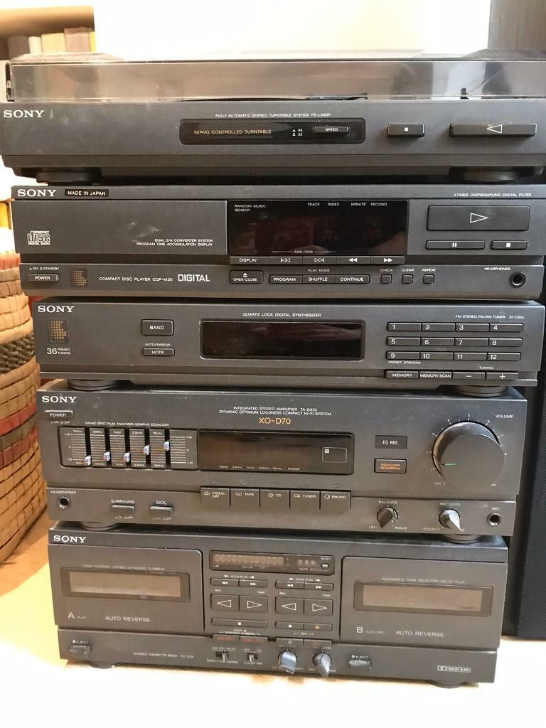 1980s vintage Sony hifi stack system bundle in Islington, London