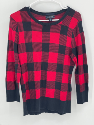 Buffalo plaid deals sweater womens