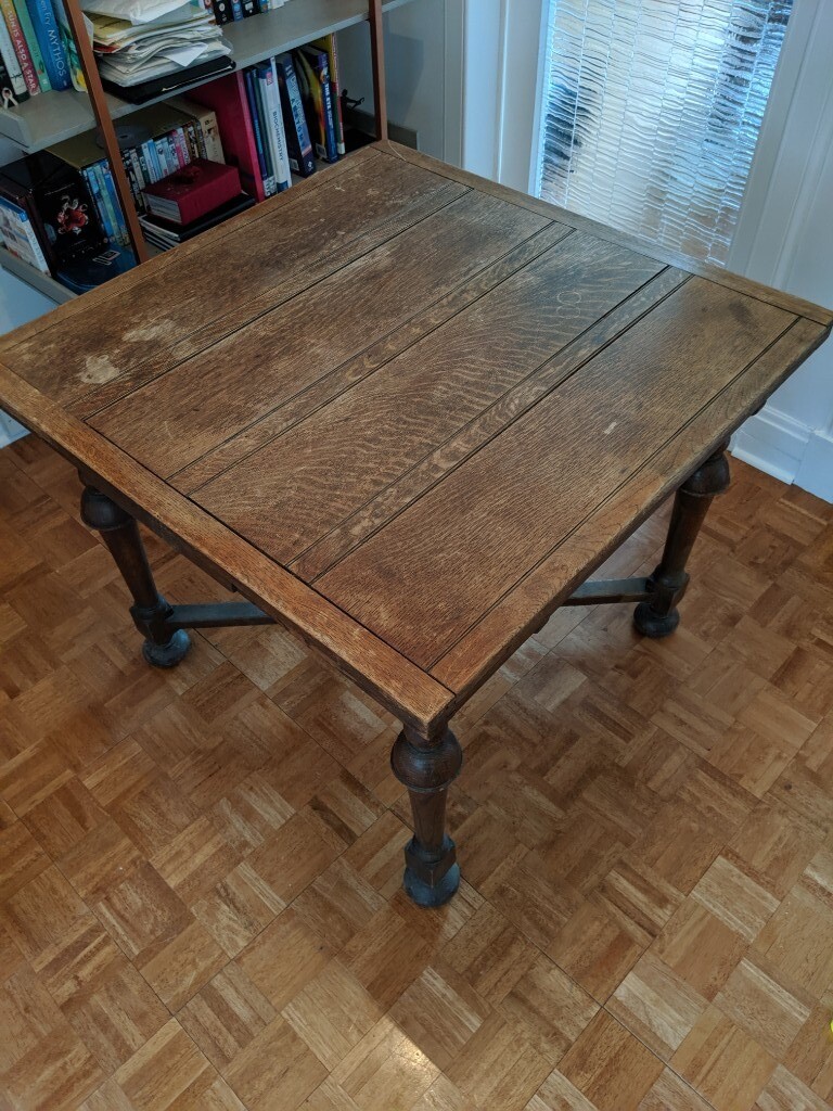 Antique wood kitchen table (extendable) | in Jordanhill, Glasgow | Gumtree