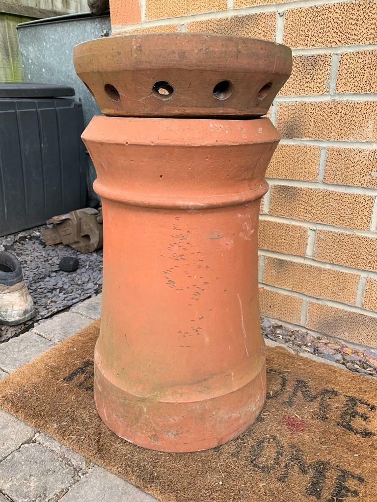 Fabulous Ornamental Terracotta Garden Chimney Pot in Ruddington