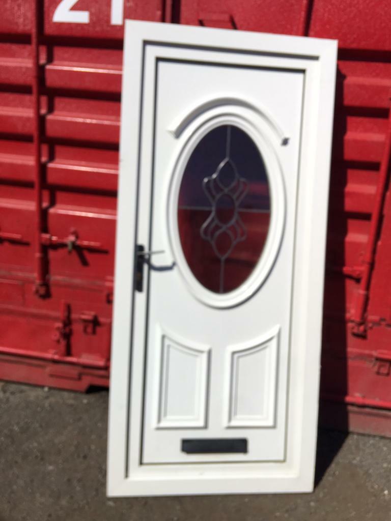 Double glazed pvc back front shed garage outhouse summerhouse door