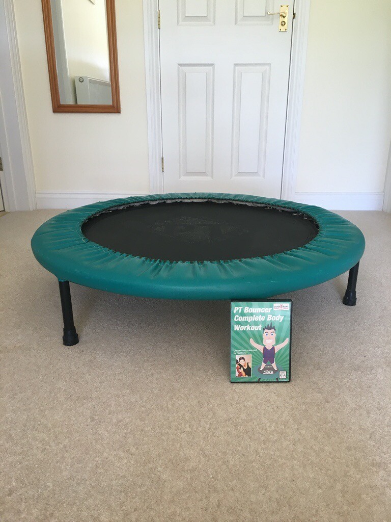 Super Tramp PT Bouncer fitness rebounder with workout DVD in