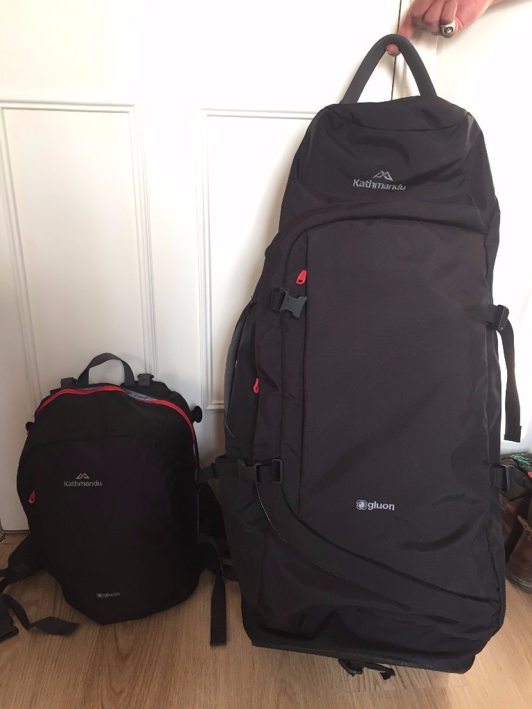 Kathmandu TERRANE 70L Wheeled Trolley Hiking Backpack in Clapham