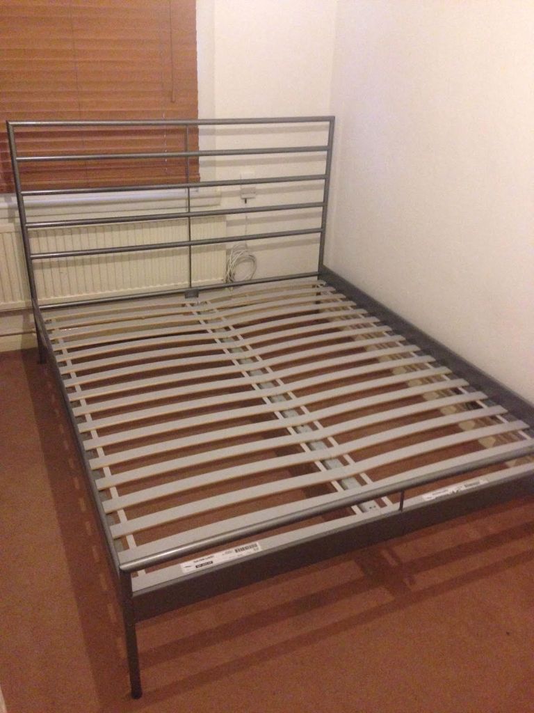 IKEA 'Heimdal' Metal Bed Frame. Excellent condition £50 in Waterloo