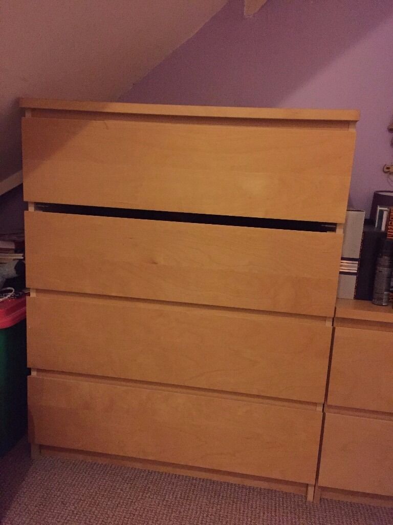  IKEA  MALM  4  drawer  dresser  in Rhiwbina Cardiff Gumtree