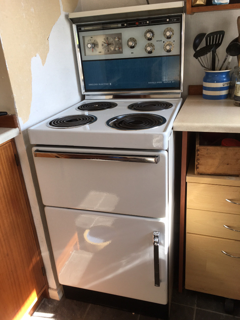 Fab Retro Vintage ENGLISH ELECTRIC Rapide 57 Double Oven/Cooker/Hob Mid