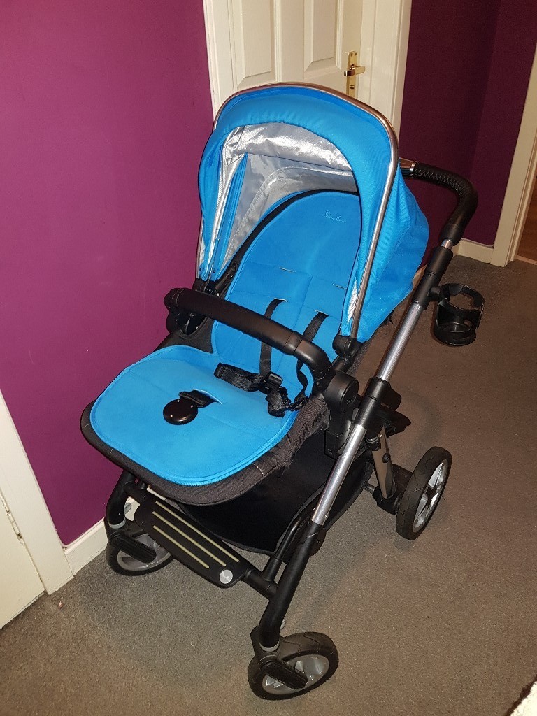 Silver cross pram pioneer sky blue in Rutherglen, Glasgow Gumtree
