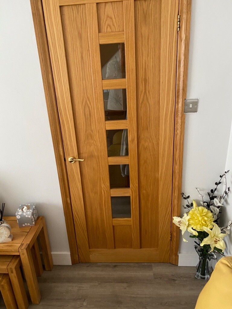 Interior Oak Veneered door. in Merthyr Tydfil Gumtree