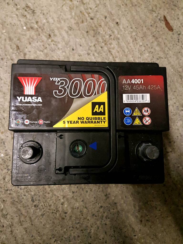 YUASA car battery 12v 45ah 425a in Liverpool, Merseyside Gumtree