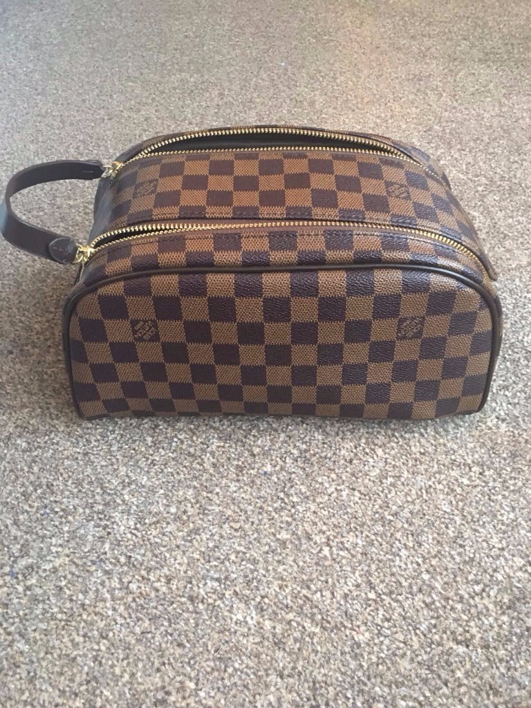 Louis Vuitton Monogram Double Zip Toiletries Bag Never Used in
