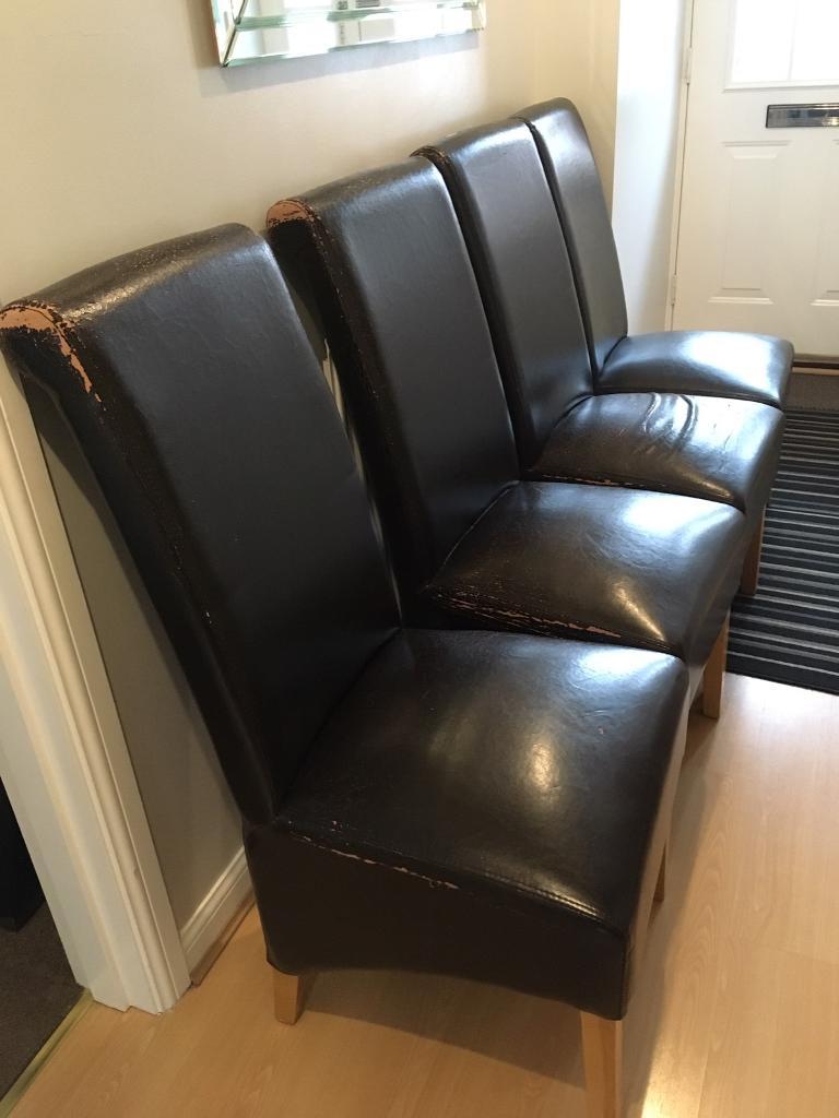 Dining Chairs (Need Re-Upholstering ideal restoration project) | in