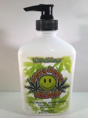 It's Delicious HAPPY HAPPY HEMP Skin Moisturizer After Tan Body Lotion