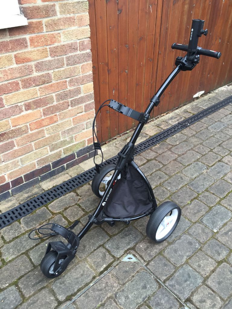Motocaddy S1 Lite Push Trolley with Umbrella Holder Black in Derby
